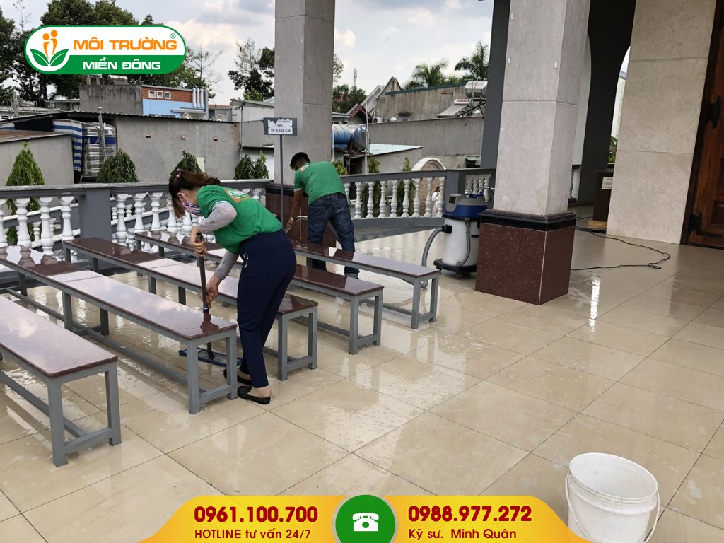 Dịch vụ vệ sinh công nghiệp ở xã Túc Trưng