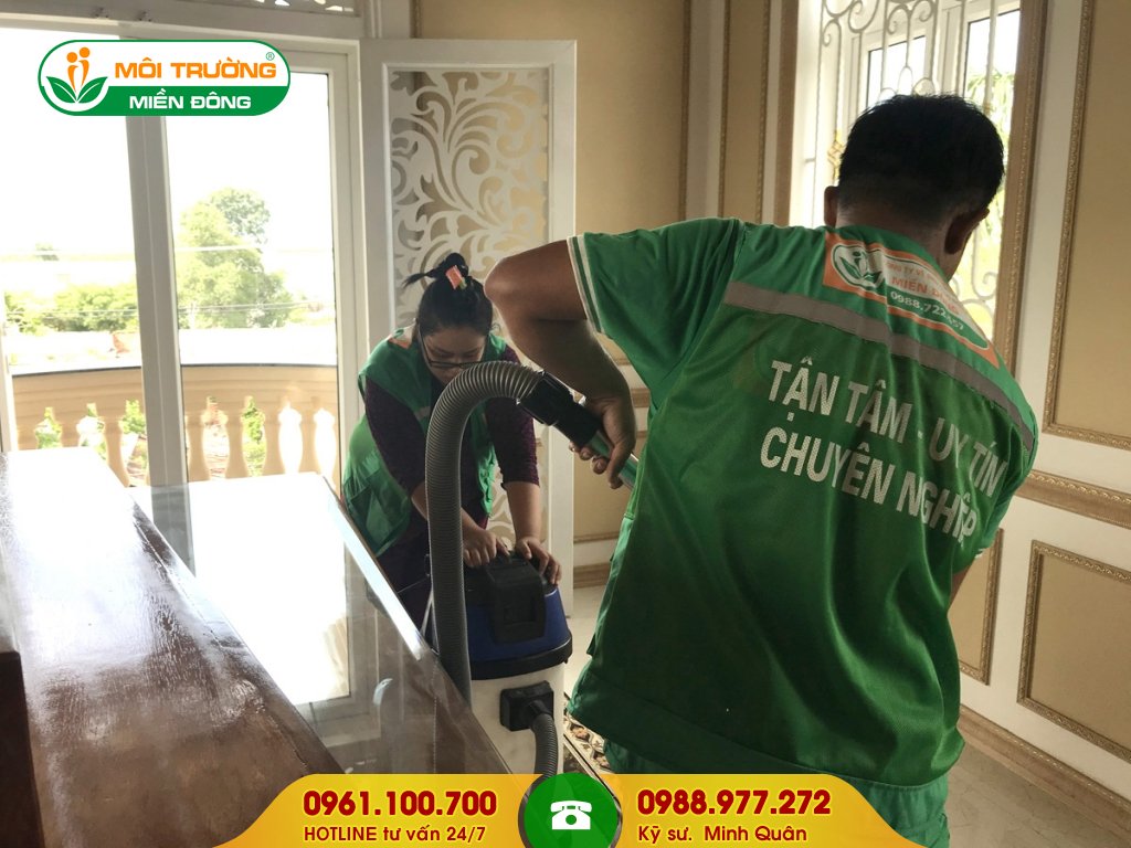 Dự toán chi phí vệ sinh công nghiệp Quận 9