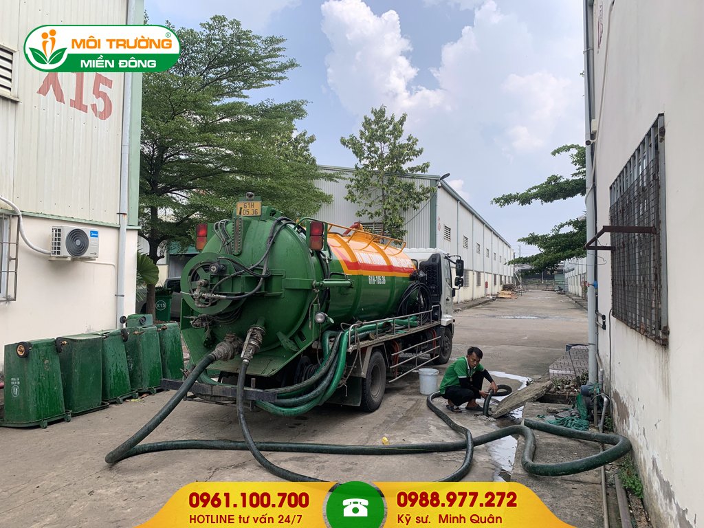 Dịch vụ rút hầm cầu công nghiệp