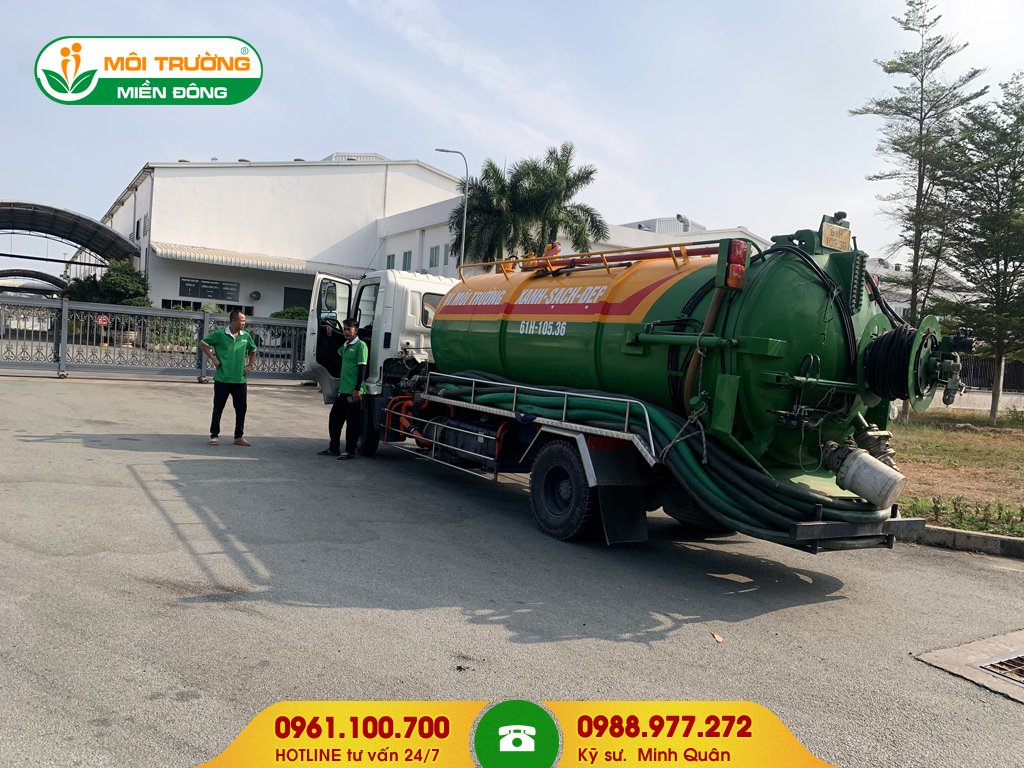 Chi phí rút hầm cầu công nghiệp