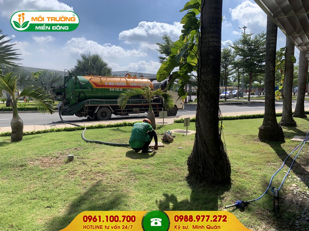 Công ty rút hầm cầu công nghiệp