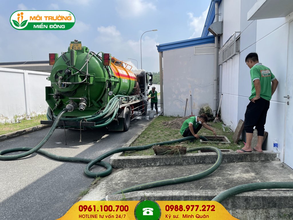 Dịch vụ rút hầm cầu khu chung cư