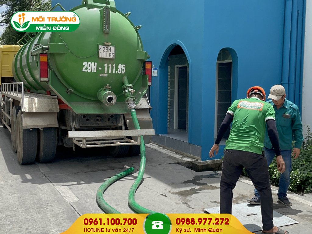 Dự toán chi phí hút hầm cầu