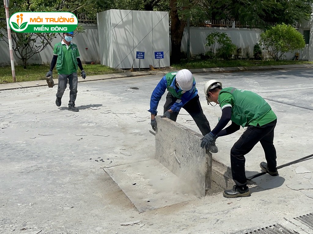 Dự toán nạo vét hố ga khu công nghiệp