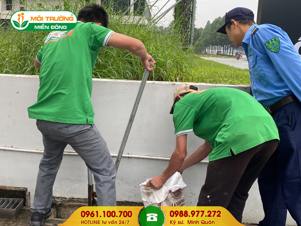 Dự toán giá nạo vét hố ga tại Bình Dương