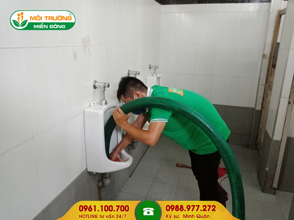Bảng báo giá thông tắc bồn tiểu tại Bình Dương